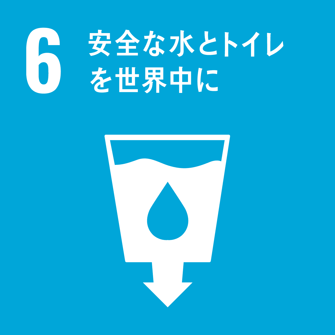 SDGsゴール6 すべての人々の水と衛生の利用可能性と持続可能な管理を確保する