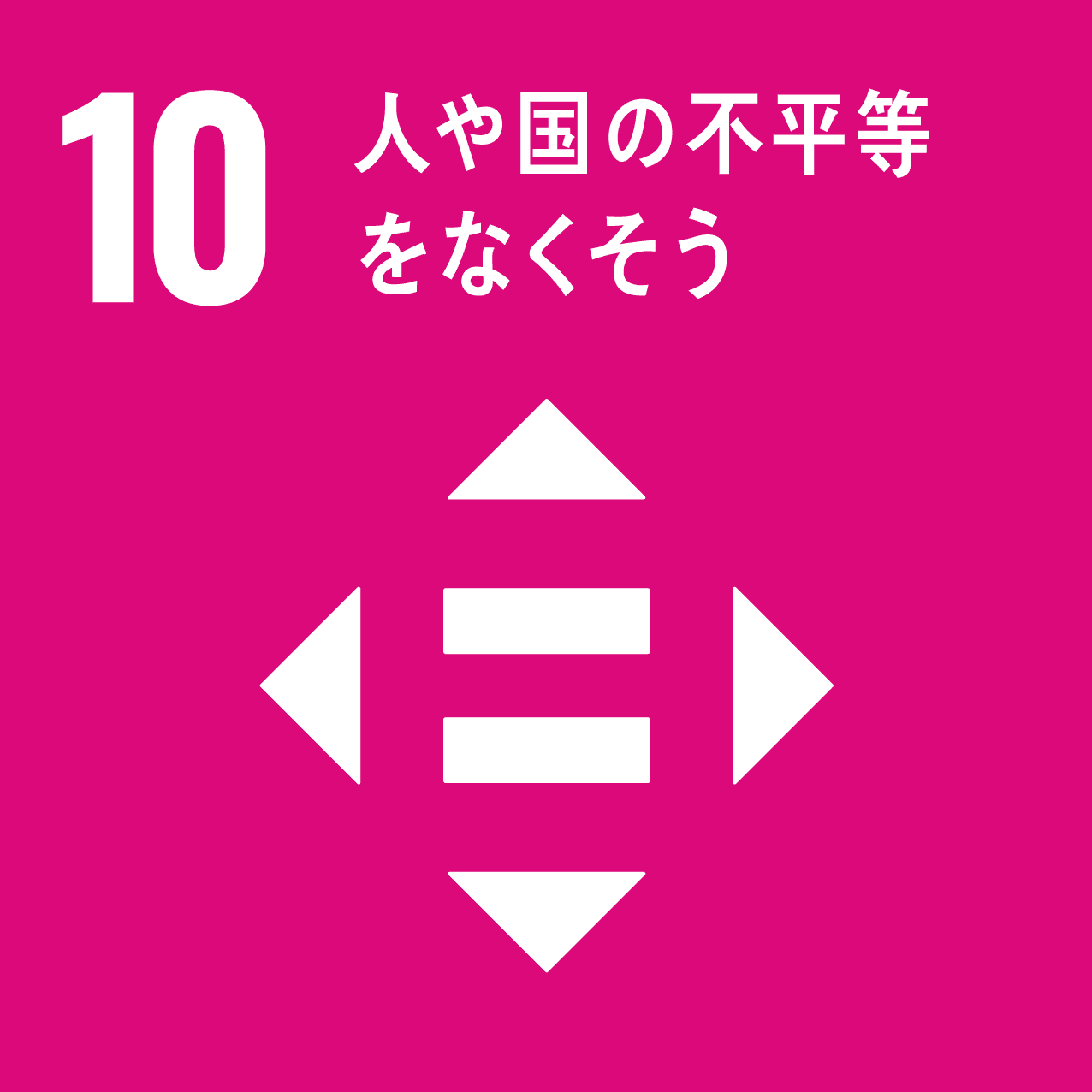 SDGsゴール10 各国内及び各国間の不平等を是正する